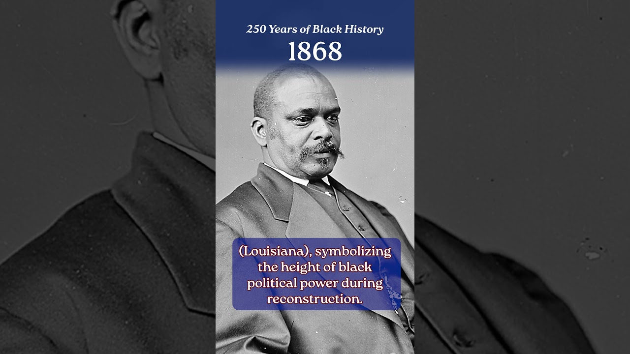 #250ЛетЧернойИстории: 1868 год — ратификация 14-й поправки и первый чернокожий вице-губернатор