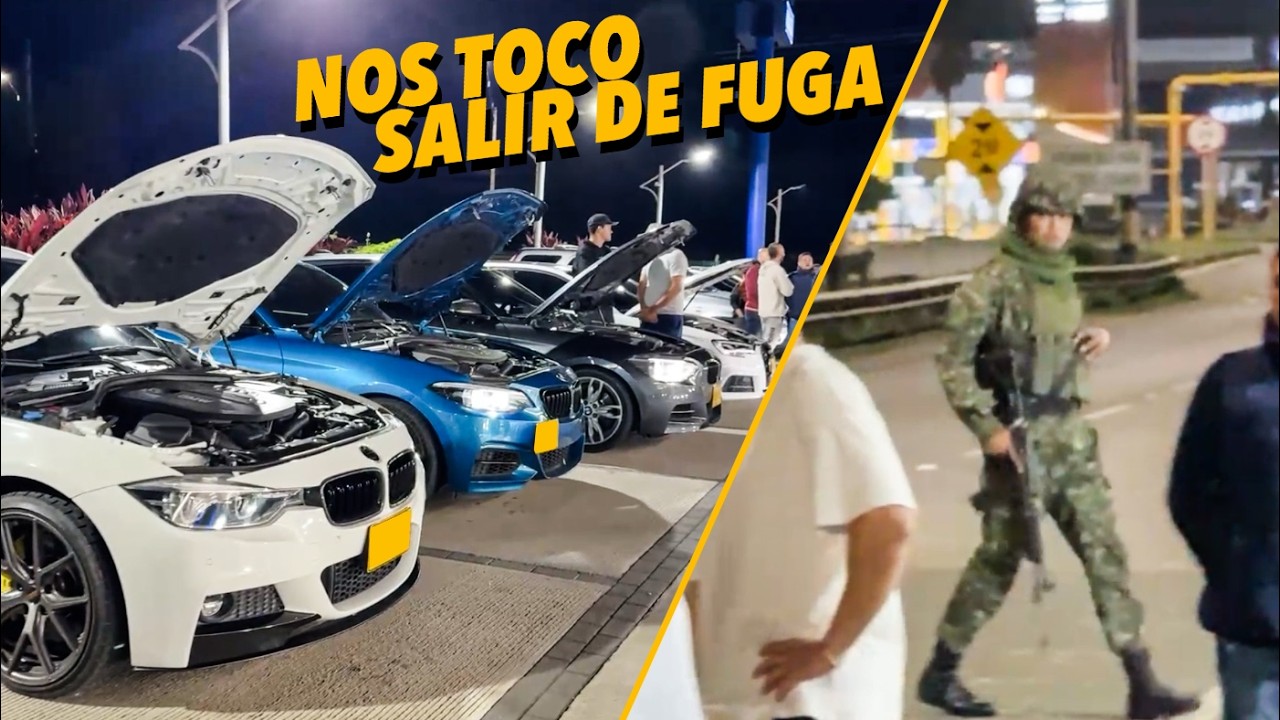 NOCHE DE PIQUES Y CARRERAS CALLEJERAS SALE MAL LLEGO EL EJERCITO