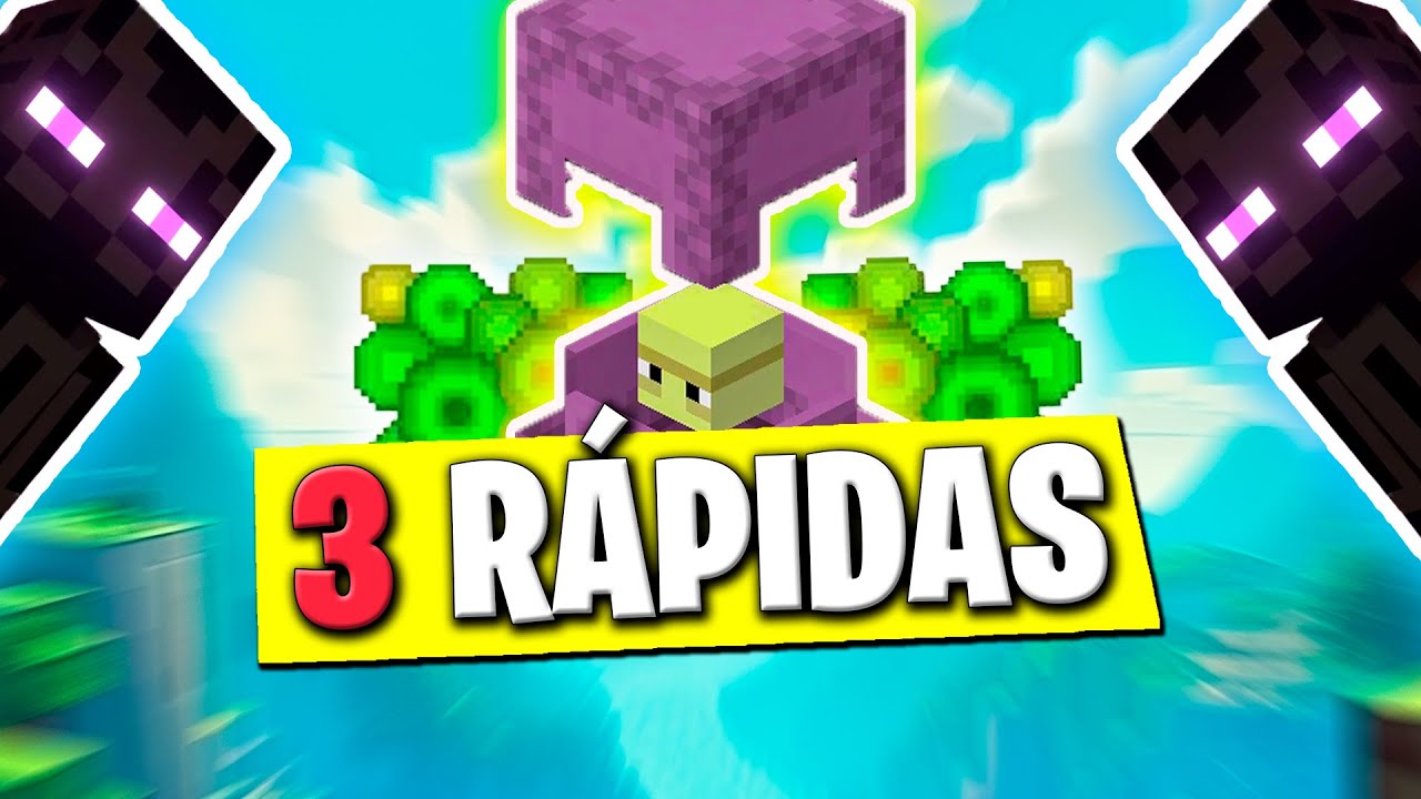 ✅ 3 Granjas MUY FÁCILES que DEBES TENER en tu Survival Minecraft Bedrock 1.21