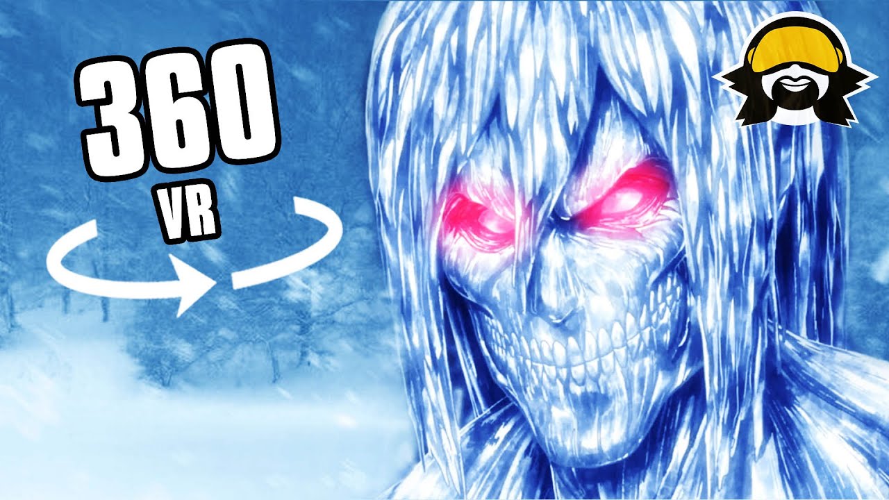 360&deg; RUN FROM THE ICE TITAN BLIZZARD! Virtual Reality Experience!