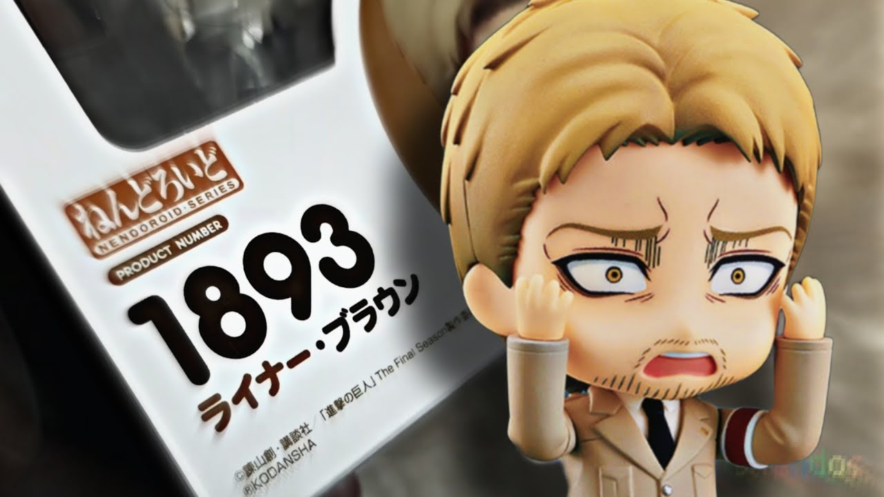 🛡️ UNBOXING Reiner Braun 1893 nendoroid and review [AOT]