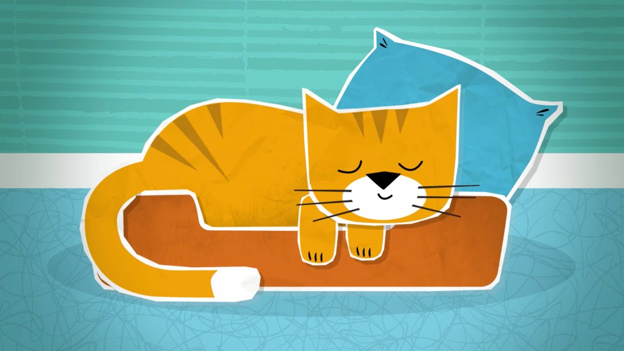 Cat Purring Sounds 🐱 with White Noise 🐈 10 Hours Kitten for Sleep or Relaxation