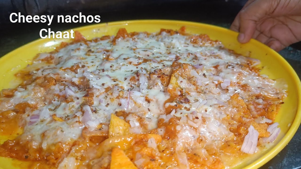 Cheesy Nachos Chaat Recipe | perfect snack for party | Food Love