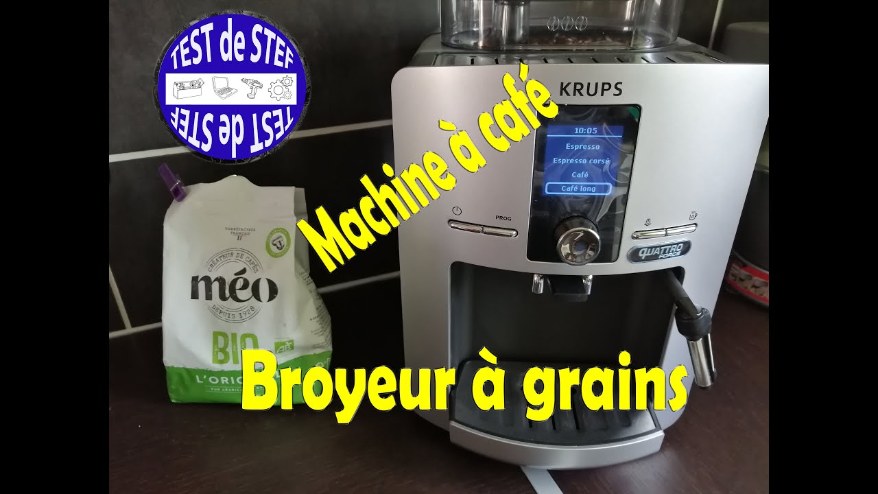 Machine a café/broyeur krups yy3069fd