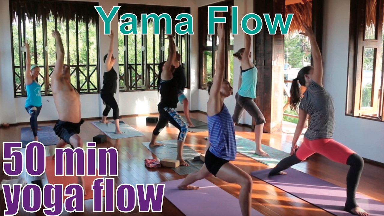 50 Minute Yoga Class - 8 Limbs of Yoga Part 1: Yama
