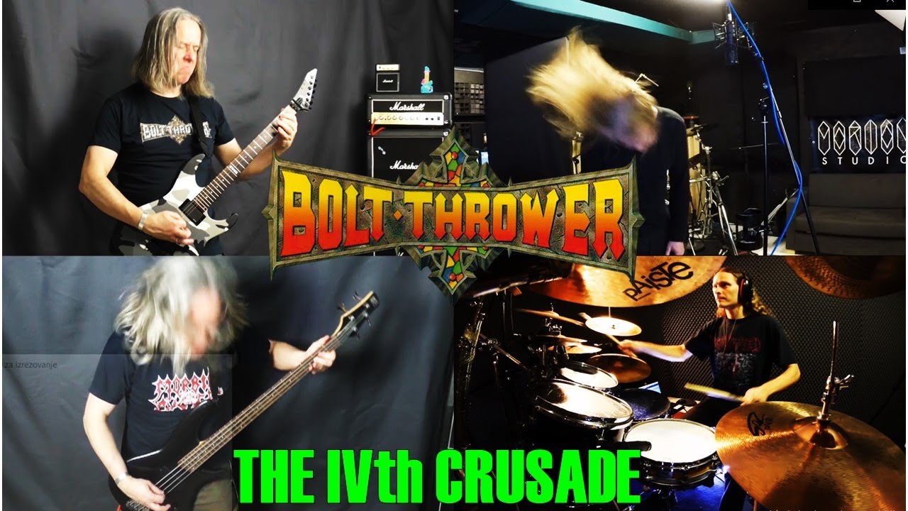 Bolt Thrower - The 4th crusade (guitar|bass|drums|vocal full cover)