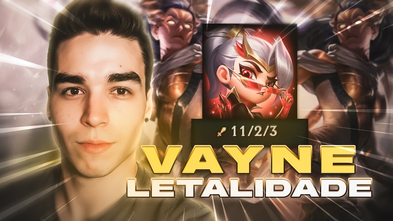O CHAT MANDOU EU FAZER VAYNE LETALIDADE... e DEU CERTO?! 😱