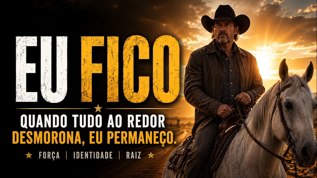 CHÃO FIRME — EU FICO | Música Country Raiz Moderna