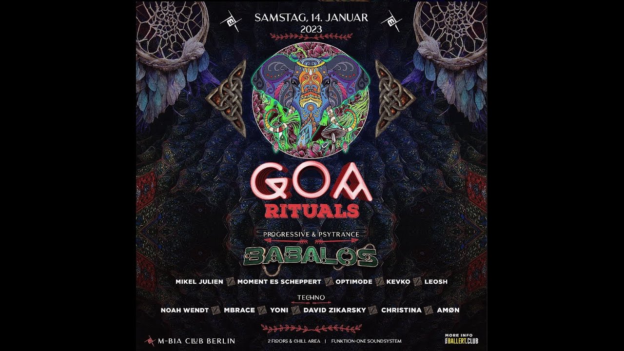 Noah Wendt @ MBIA Berlin 14.01.2023 GOA RITUALS