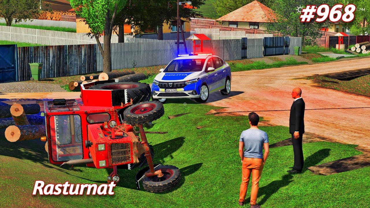 Roleplay pe Dumesti//S-A RĂSTURNAT CU UTB-ULEp968]-Farming Simulator 19
