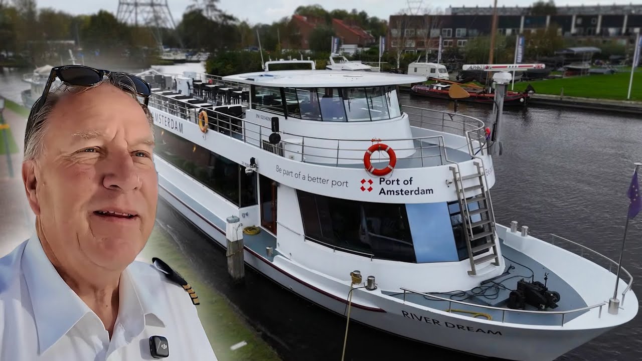 OP DIT PASSAGIERSSCHIP BEN IK BEGONNEN ALS SCHIPPER | MACHINEKAMER, TECHNIEK & TOCHT OVER DE KAAG