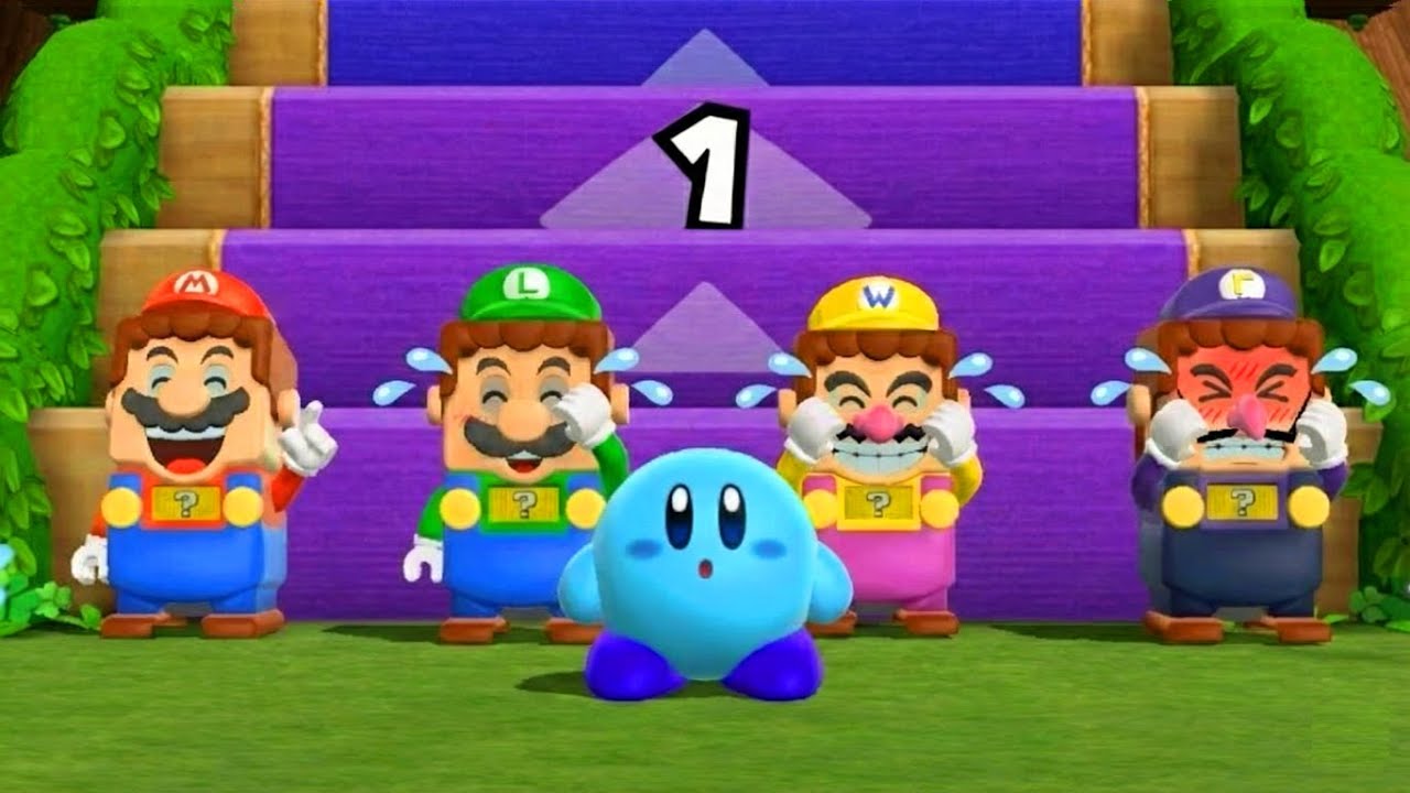 Mario Party 9 Step It Up Лучшие смешные LEGO Марио против LEGO Луиджи против LEGO Варио против LE...