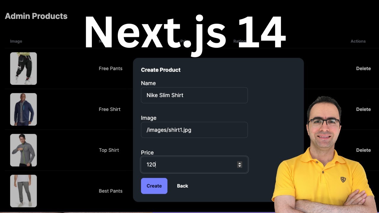 Admin Products By Next.js 14 Server Actions