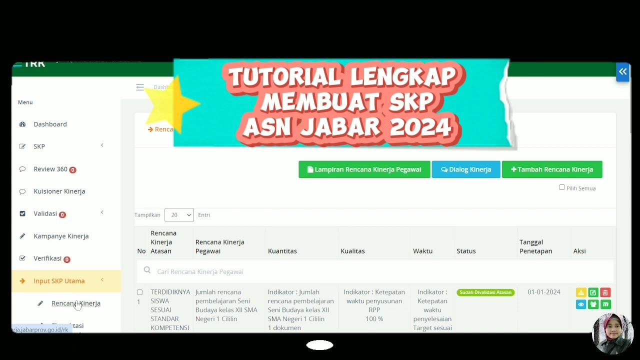 Tutorial Lengkap Membuat SKP 2024 ASN JaBar di TRK
