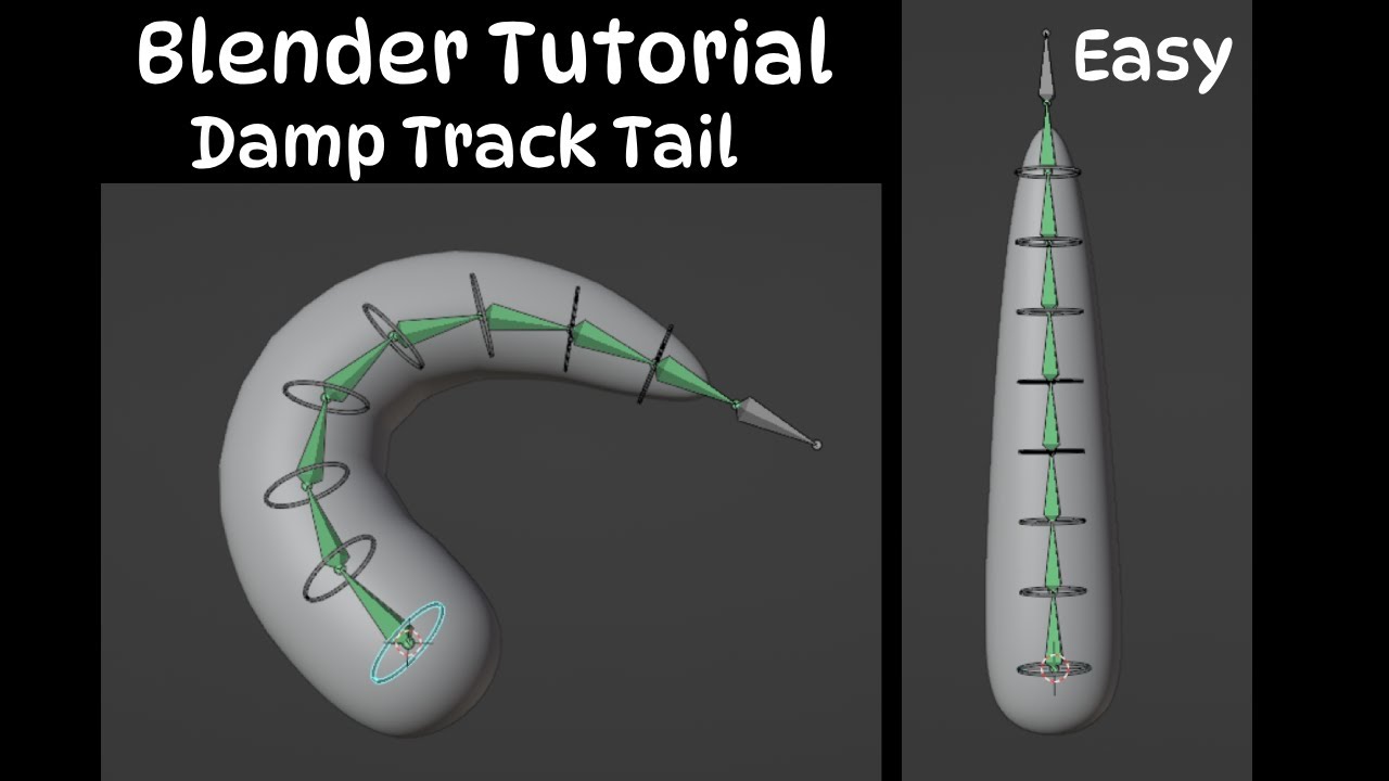 Damp Track Tail (Blender Tutorial) - 2024