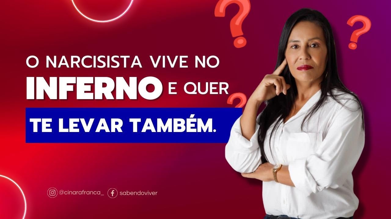 Narcisista vive em um inferno e quer te levar também.@sabendoviver