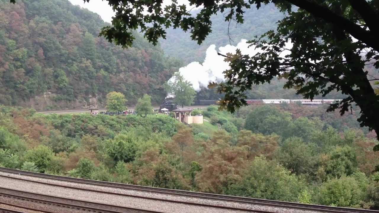 NKP 765 Climbing Horseshoe Curve 08/20/2012