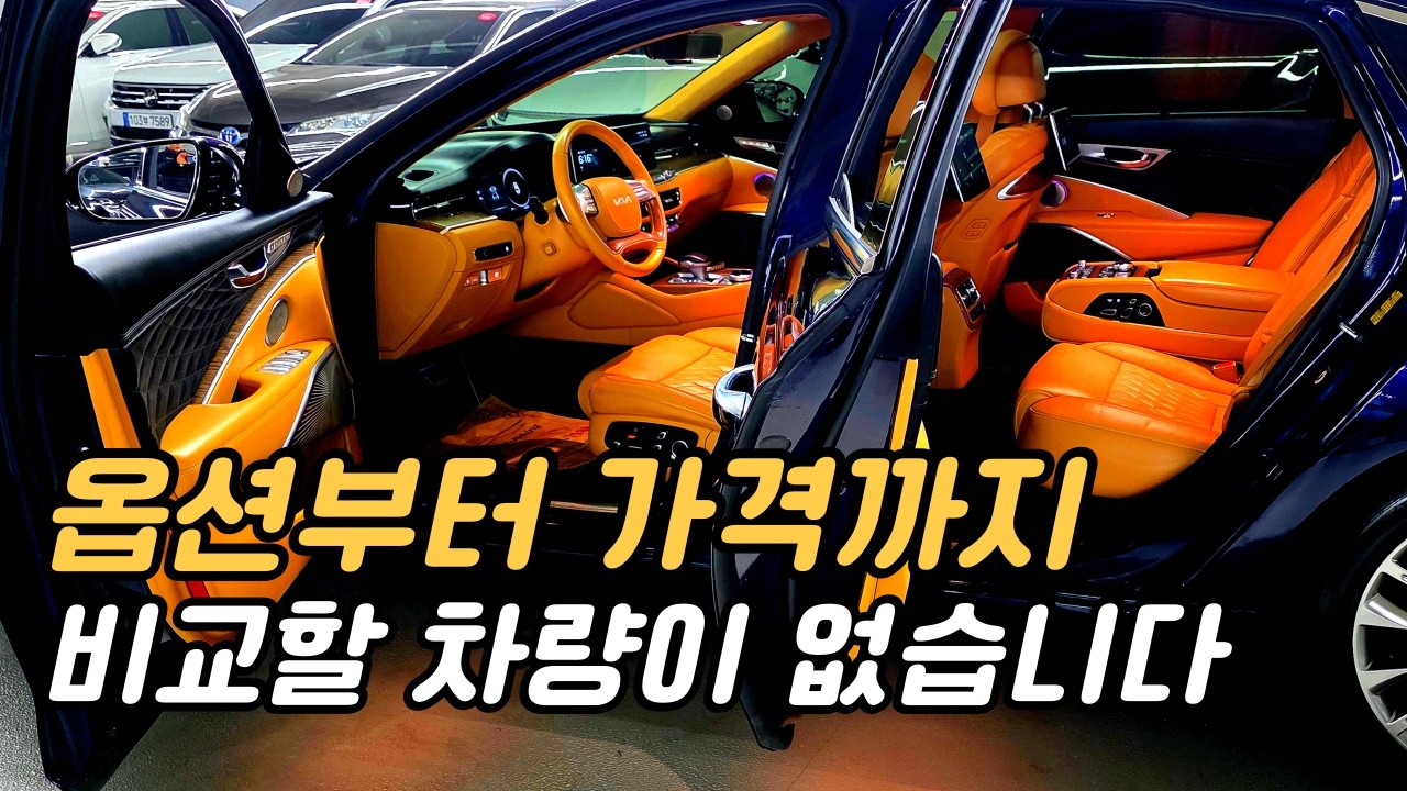 옵션부터 가격까지 비교할차량이 없는 신형K9 중고차