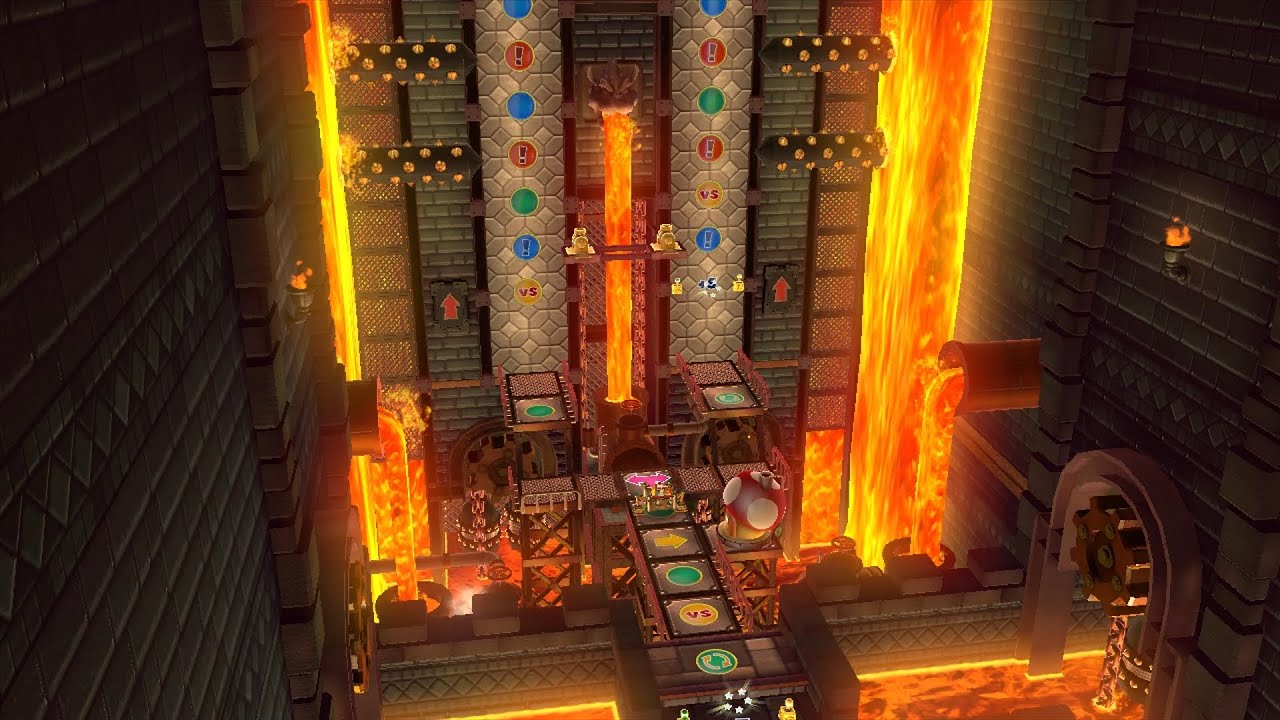 Mario Party 10 Mario Party #913 Peach vs Rosalina vs Daisy vs Toad Chaos Castle Master Difficulty