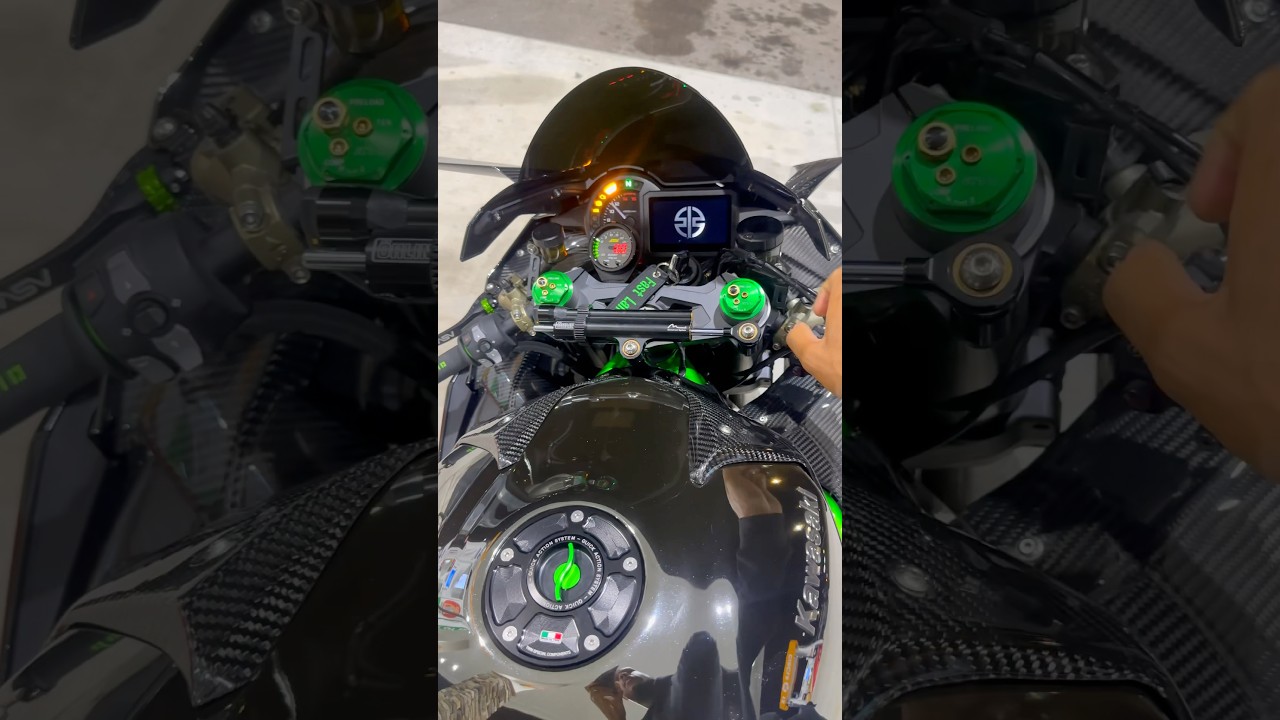 POV: Starting Your 300HP Ninja H2 😈| Extreme Creations Clear Clutch Cover