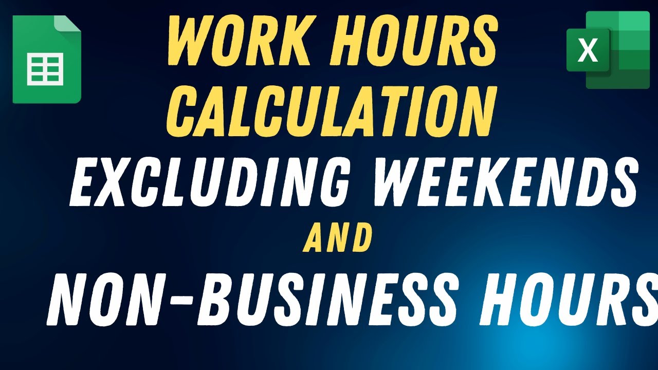 Easy Formula for Calculating Hours in Excel and Google Sheets
