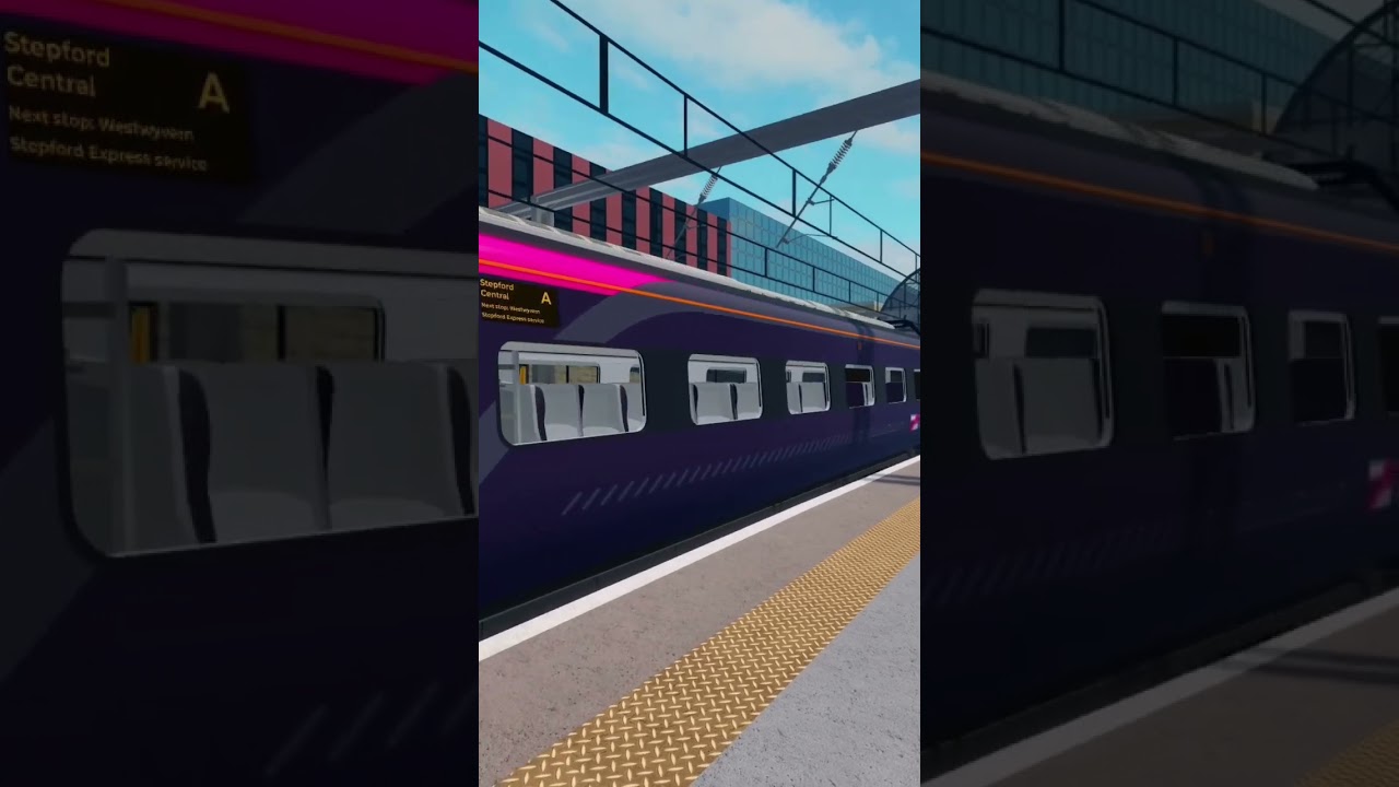 Class 800/1 departing Llyn-by-the-sea