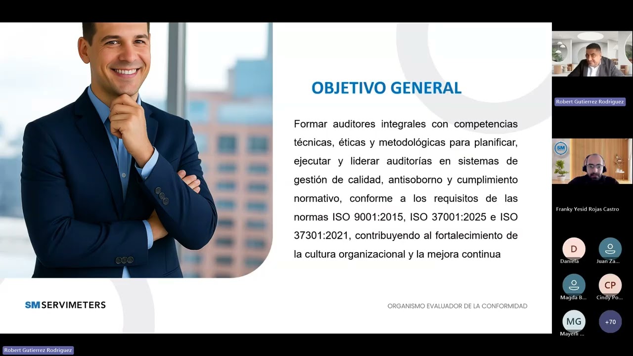 Webinar: Auditor Interno ISO 9001 – ISO 37001 – ISO 37301 | Compliance y Sistemas de Gestión