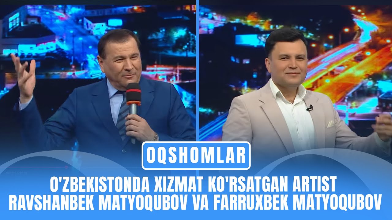 O'zbekistonda xizmat ko'rsatgan artist Ravshanbek Matyoqubov va Farruxbek Matyoqubov | 