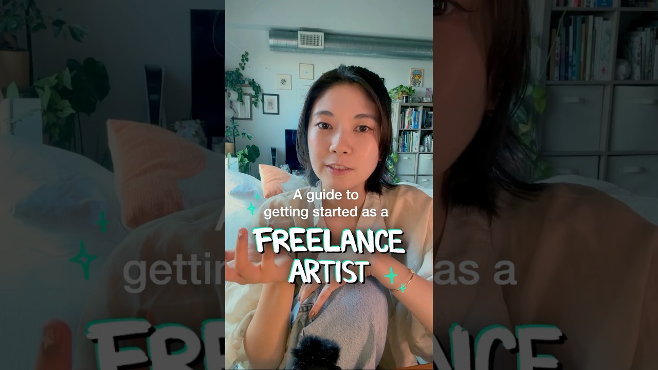 Kick start your career as a freelance artist! 💪🩶 #freelance #artist #fulltimeartist #arttutorial