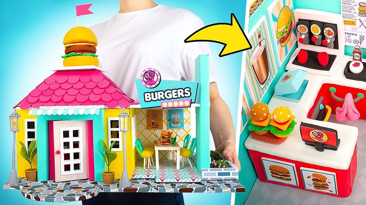 Costruiamo un mini ristorante fast food col cartoncino