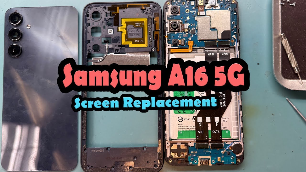 🔧 Samsung A16 5G Screen Replacement Guide | DIY Repair Tutorial 📱