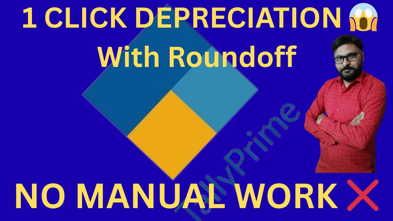 🔥 Depreciation Entry Auto Create with Roundoff