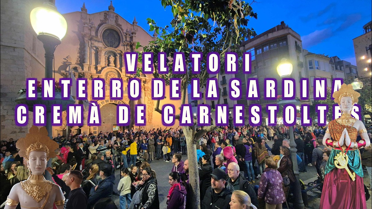 Enterro de la Sardina i cremà de Carnestoltes. Vinaròs 16 febrer 2026