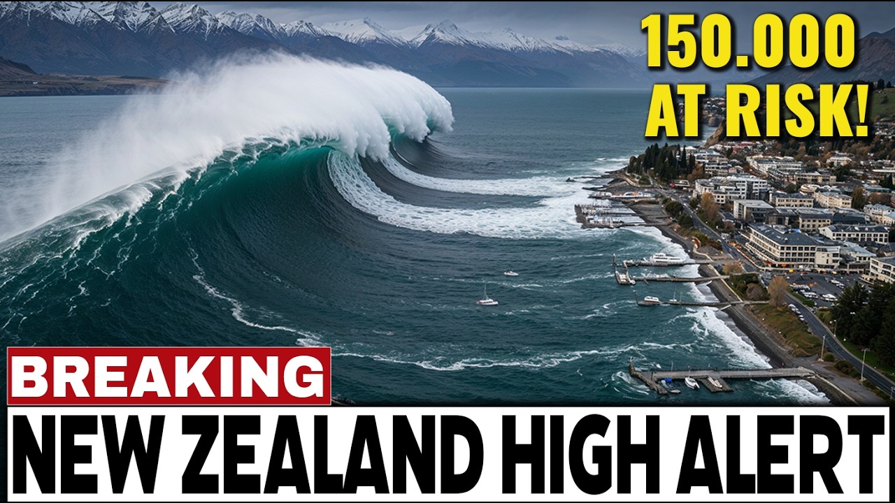 NEW ZEALAND's Alpine Fault LOADS NOW &mdash; 75% Rupture Chance EXPOSES Lake Whakatipu Landslide Tsunami!