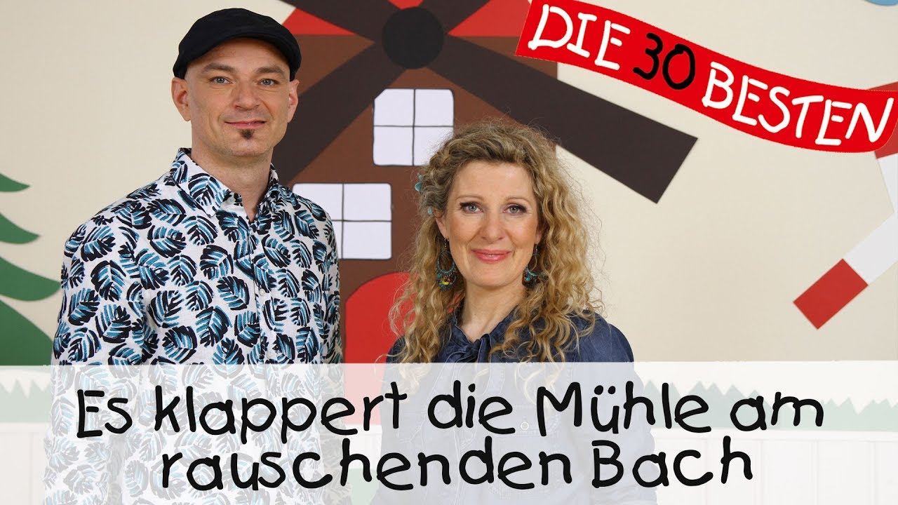 👩🏼 Es klappert die Mühle am rauschenden Bach - Singen, Tanzen und Bewegen || Kinderlieder