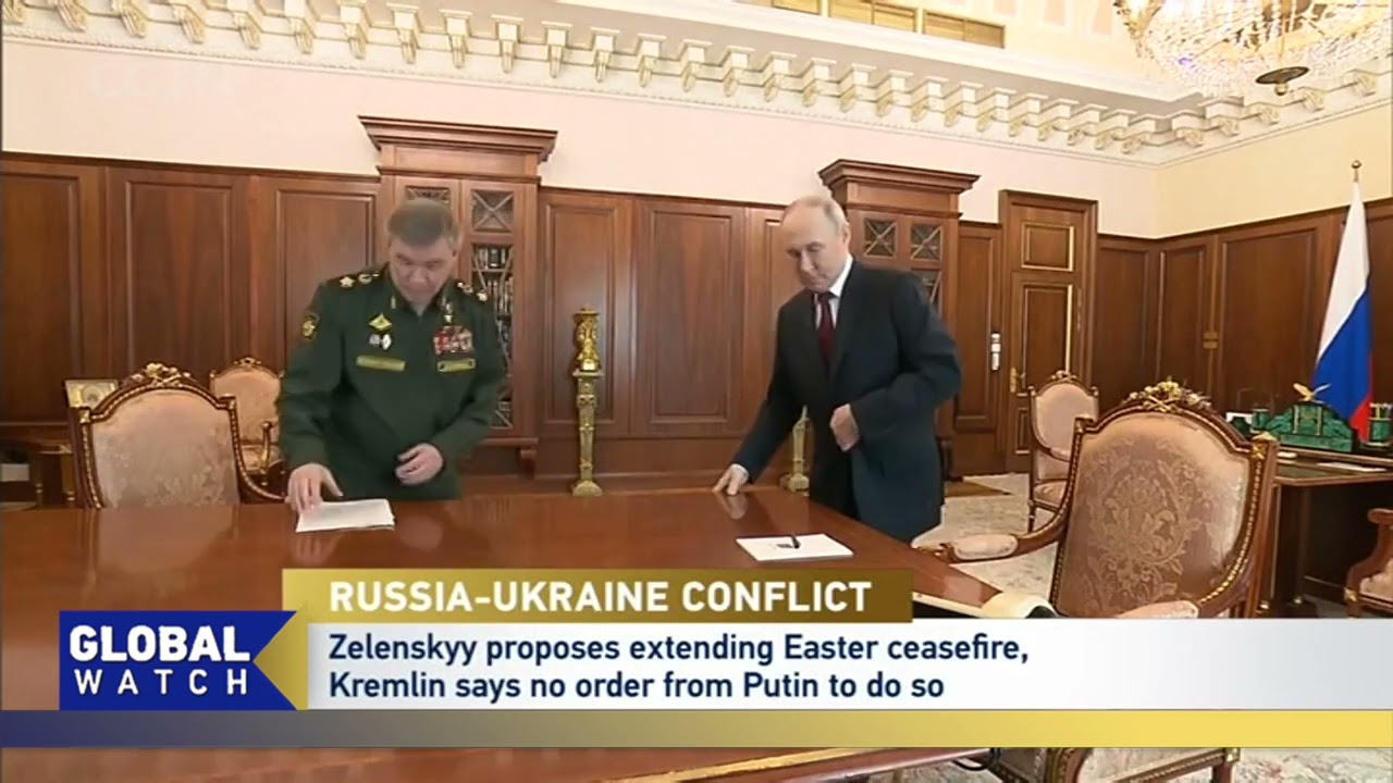 Russia and Ukraine have blamed each other for breaking an Easter ceasefire