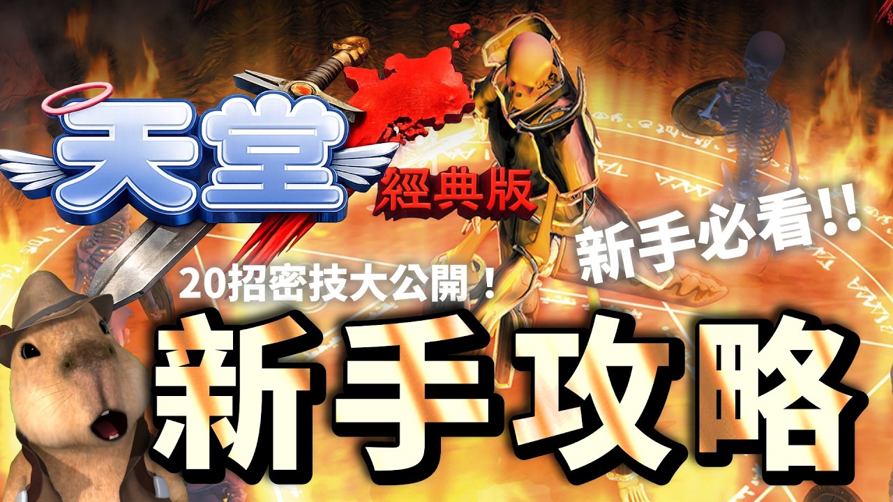天堂經典版｜ 新手攻略！新手必看！20個技巧大公開！ #天堂 #天堂經典版 #리니지