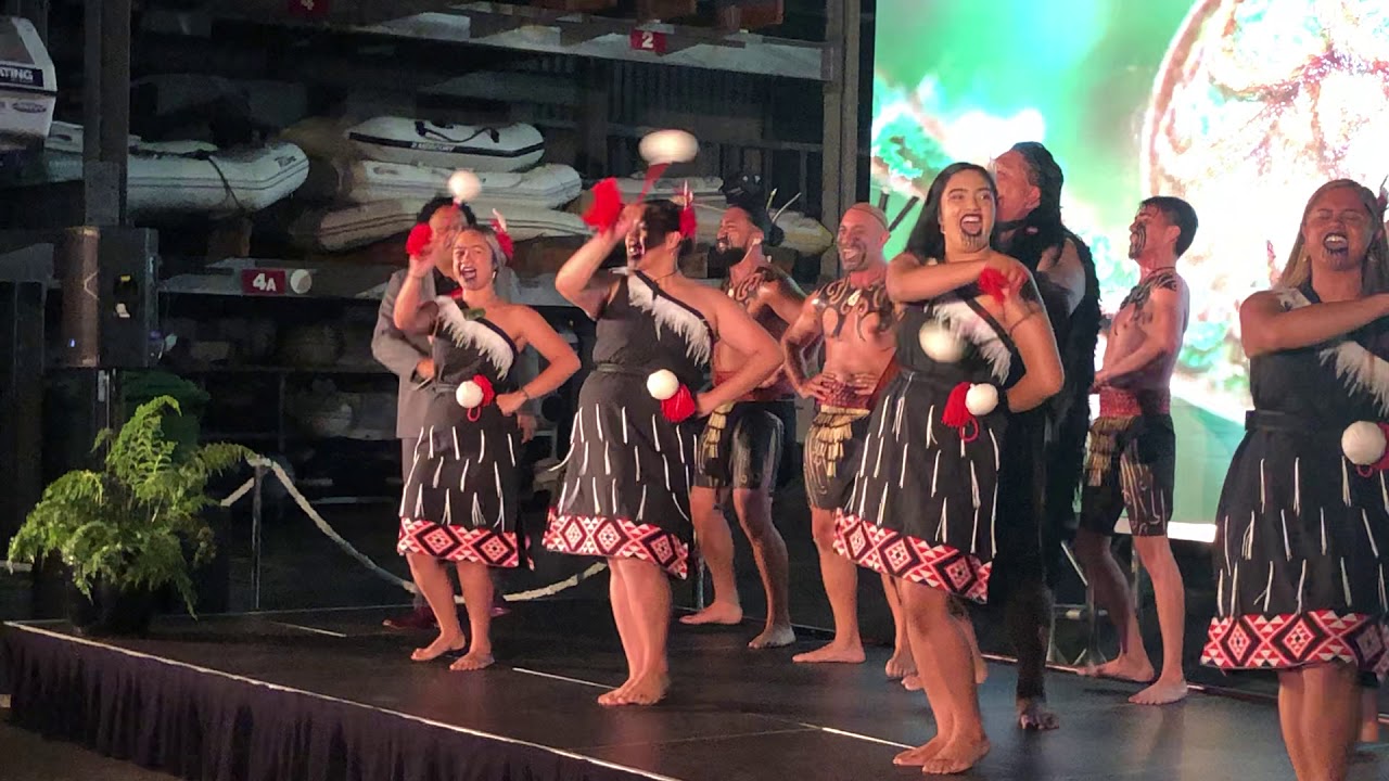 Maori Kapa Haka Performance On board A Super Yacht Gathering with Poi