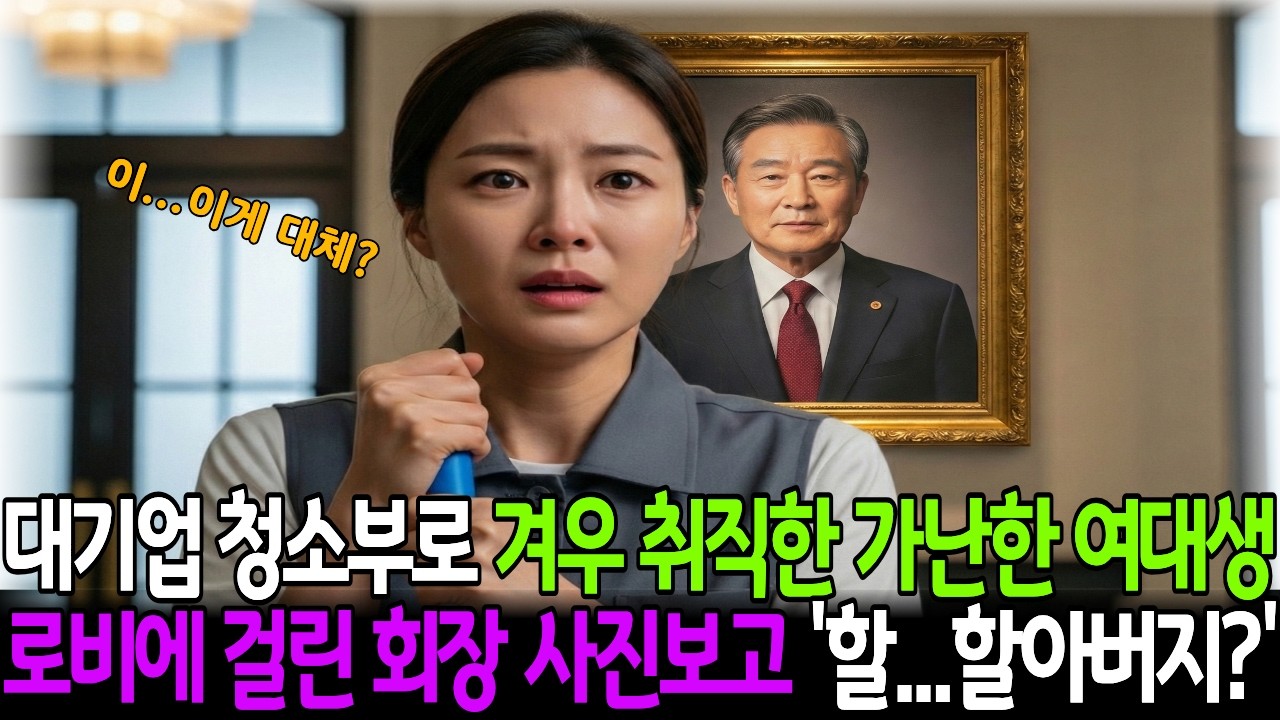 로비에 걸린 재벌회장 사진 보더니 