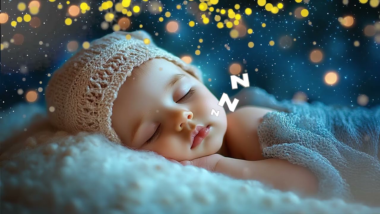 Brahms' Lullaby 🌜 10 Hours of Soothing Sleep Music for Babies 💤