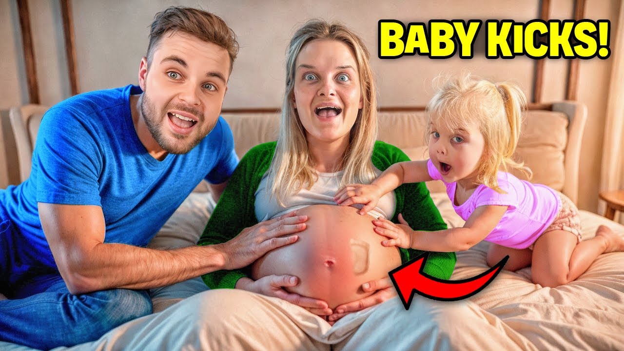 We Caught The BABY BUMP KICKING