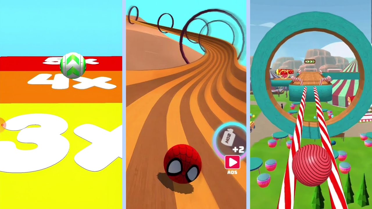 ⚽️Super Bonus💥 VS Sky Rolling Ball  3D VS Racing Ball Master 3D VS Sky Ball Jump💣🐆🎳28