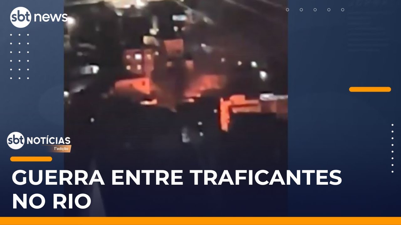 Confronto entre facções rivais causa pânico em moradores da zona norte do Rio | #SBTNotícias