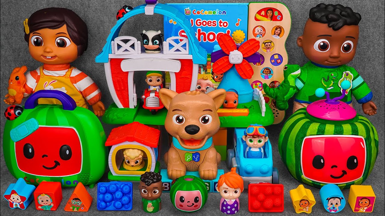 111 Minutes COCOMELON Collection Unboxing - Satisfying Unboxing COCOMELON Farm Animals Toys | ASMR
