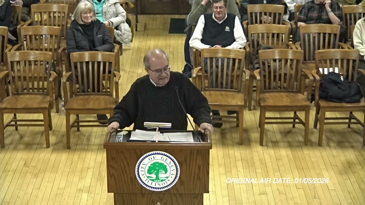City Council & Committee of the Whole Meetings, Jan. 5, 2026 - City of Geneva, IL