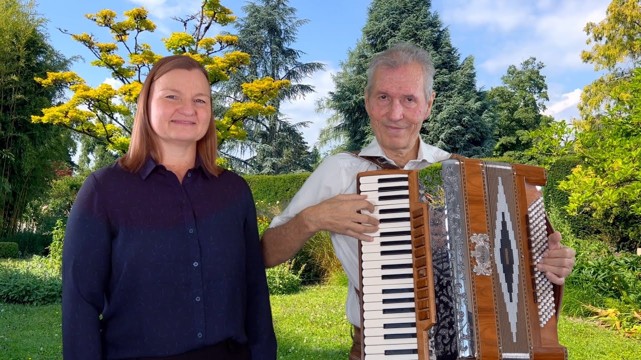 MEIN 1000stes VIDEO !!! Wann kommt die Sonne zu mir am Akkordeon mit Gesang von Rita und Gottfried