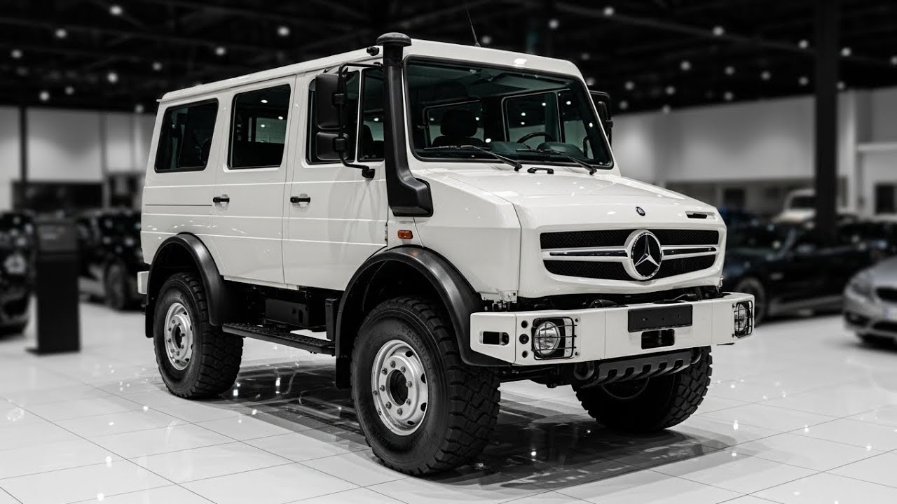 2026 Mercedes-Benz Unimog GLS 580 Discrete Pickup – Luxury Strength in Pure White