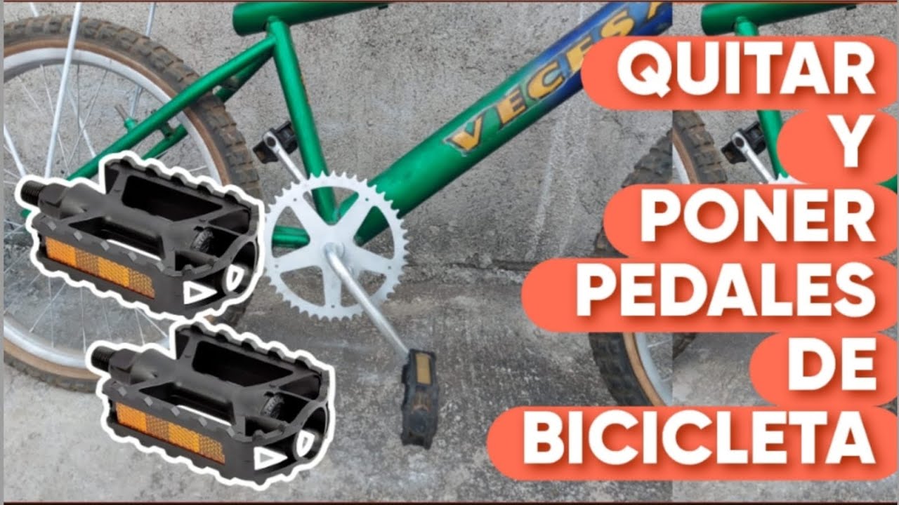 Quitar y Poner Pedales de Bicicleta( La Mejor Explicación)