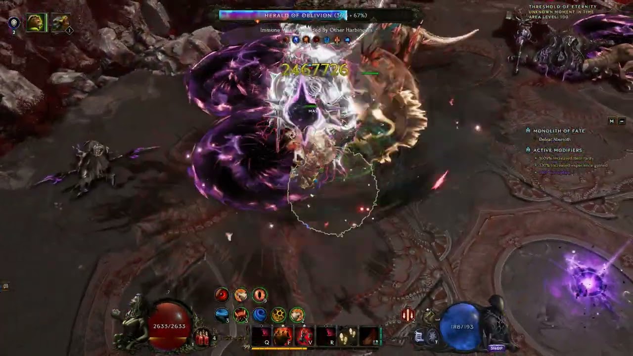 Last Epoch Season3 Uber Aberroth Bear EQ with T-rex