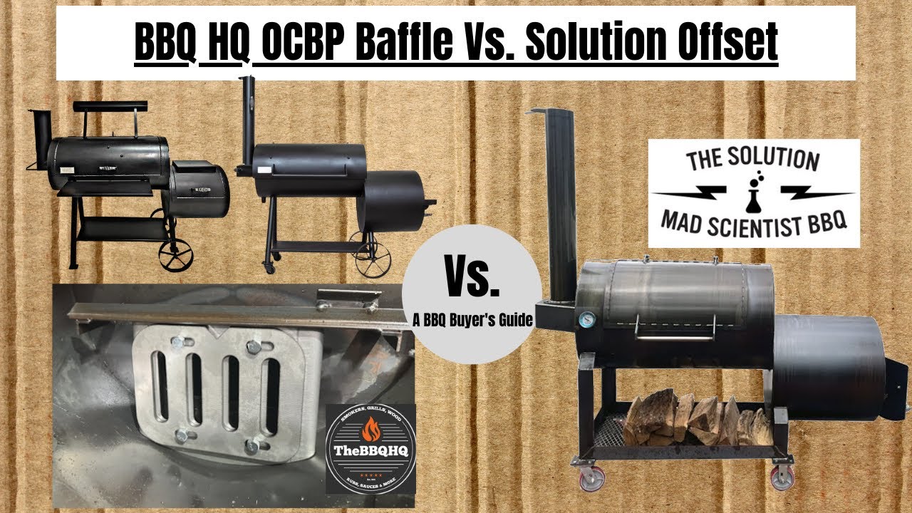 The BBQ HQ OCBP Vent Baffle Vs. The Solution Offset - Old Country BBQ Pits